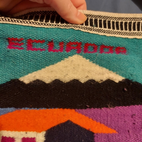 Ecuador Homemade Shoulder Bag 🌄 - Picture 2 of 8